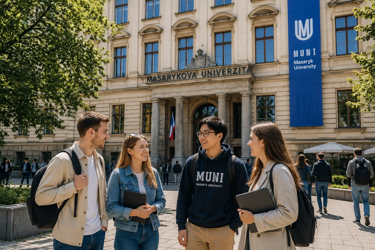 Students at Masaryk University