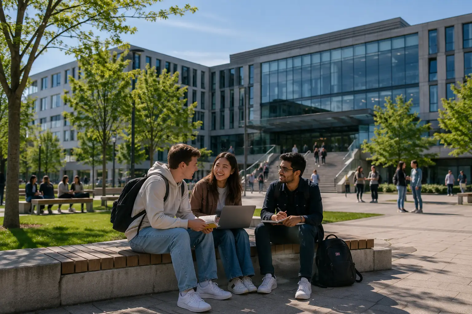 Another student scene representing Brno University of Technology